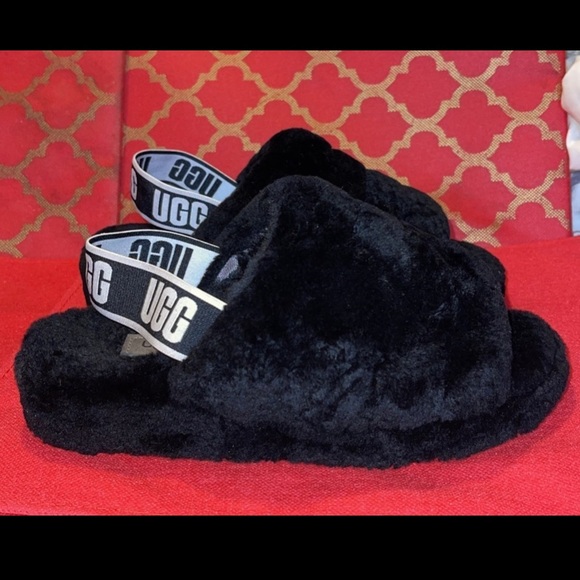 UGG Slides Fluff Yeah Size 7 - Picture 2 of 5